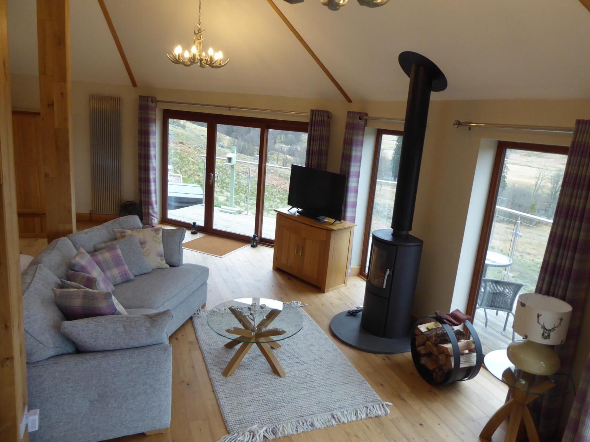 Dalnoid Cottages & Treehouses Nr Glenshee Bagian luar foto