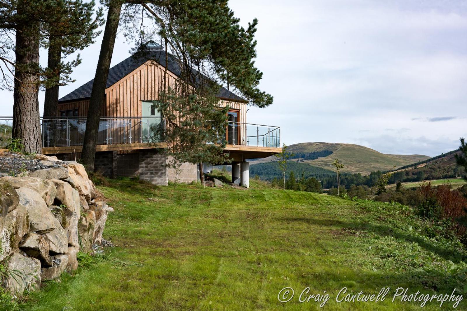 Dalnoid Cottages & Treehouses Nr Glenshee Bagian luar foto